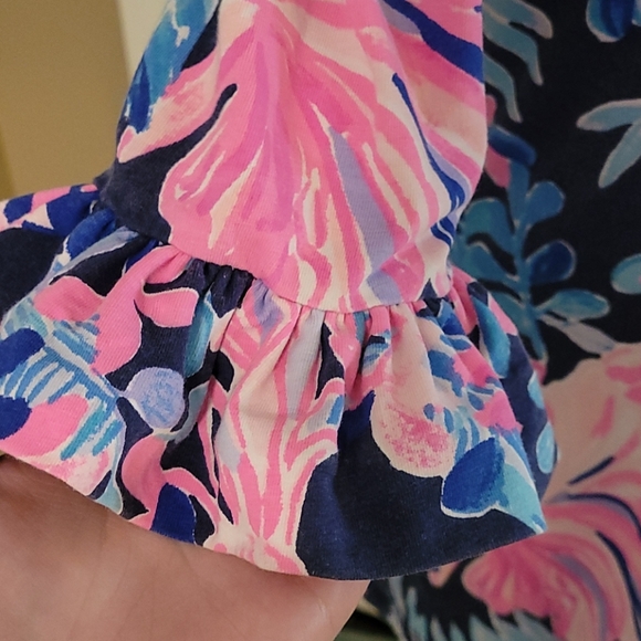 Lilly Pulitzer Boat Neck Top GUC - Picture 2 of 5